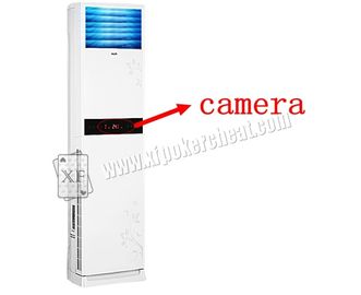 White Plastic Air Conditioning Poker Scanner With Hidden Camera