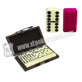 Yellow Double Six Dominoes Mark For Poker cheat in cards game