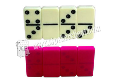 Yellow Double Six Dominoes Mark For Poker cheat in cards game