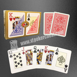 Modiano Plastic Playing Cards / Golden Trophy Casino Cards For Texas Poker