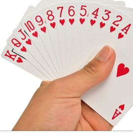 QEACHI Plastic Playing Cards With Invisible Ink Bar-Codes Markings For Poker Analyzer Scanner