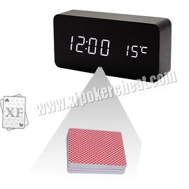 Black Digital Clock Poker Scanner For Casino Games / Poker Camera