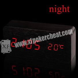 Black Digital Clock Poker Scanner For Casino Games / Poker Camera