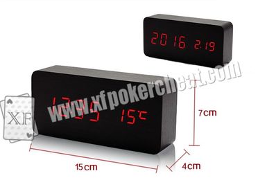 Black Digital Clock Poker Scanner For Casino Games / Poker Camera