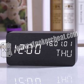 Black Digital Clock Poker Scanner For Casino Games / Poker Camera