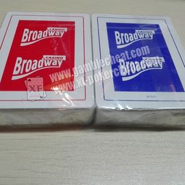 Casino Broadway Plastic Playing Cards With Invisible Ink Markings