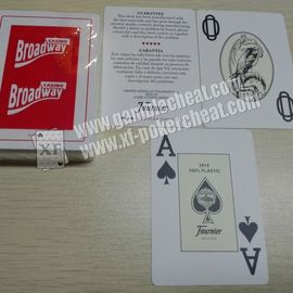 Casino Broadway Plastic Playing Cards With Invisible Ink Markings
