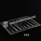 Standard Plastic Chip Tray With Invisible Ink Marked Playing Card Reader Inside For Poker Analyzer
