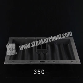 Standard Plastic Chip Tray With Invisible Ink Marked Playing Card Reader Inside For Poker Analyzer