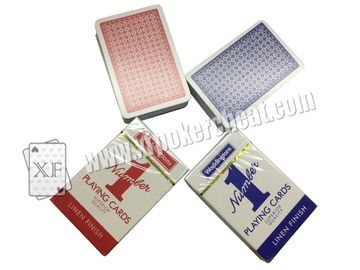 Gambling Toolment NO.1 Red / Narrow Size 4 Small Index Paper Playing Cards