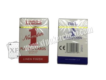 Gambling Toolment NO.1 Red / Narrow Size 4 Small Index Paper Playing Cards