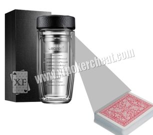 Insulation Cup IR Poker Scanner for Invisivle Ink Marked Poker Cards Gamble Cheat Device