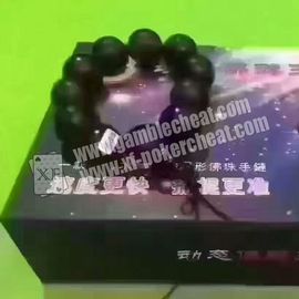 Bracelet Infrared Camera For Poker Analyzer To Scan Invisible Bar-Codes Playing Cards