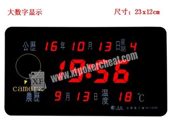 Electronic Calendar Poker Scanner With Hidden Camera For Poker Cheating