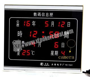 Electronic Calendar Poker Scanner With Hidden Camera For Poker Cheating