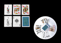 Blue PVC Plastic Playing Cards Gambling Props For Magic Show