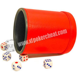 Red Casino Dice Scanner To See Through The Dice Cup / Dice Magic Device