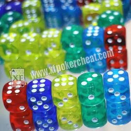 Transparent Plastic Casino Magic Dice For Reomote Control Dice Device