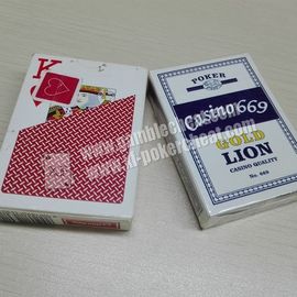 Casino 669 Gold Lion Paper Invisible Playing Cards For Filter Camera And Lenses