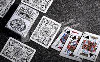 Paper Bicycle Arch Angles Poker Playing Cards Grey Color 8.8*6.3cm