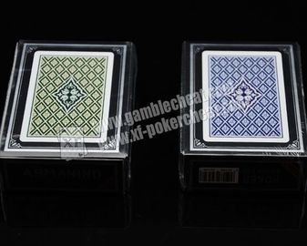 Italy Armanino Plastic Playing Cards Marked With Invisible Ink Marking For Baccarat