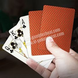 Golden  PLC066 Paper Invisible Playing Cards For Baccarat / Blackjack