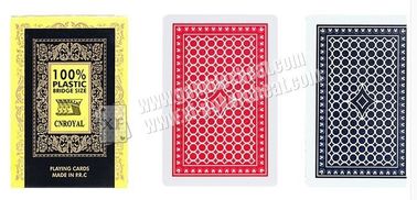 P.R.C CNROYAL Plastic Invisible Playing Cards For Poker Analyzer And Contact Lenses