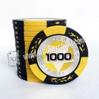 Texas Holdem Poker Chips / Mahjong Baccarat Chip Coins 40mm * 0.3mm