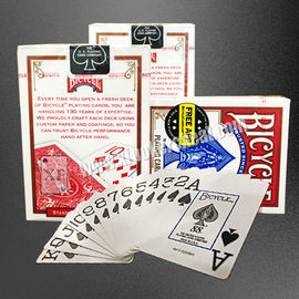 USA Bicycle Jumbo Paper Gambling Props / Poker Size Two Jumbo Index Playing Cards