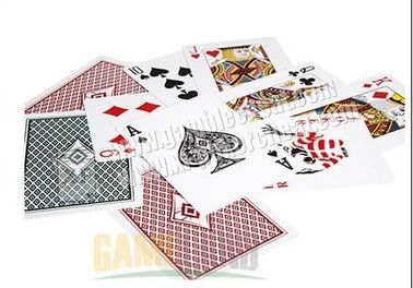 PVC Plastic Diamond UV And Infrared Ink Marked Playing Cards For Invisible Lenses