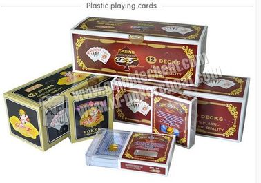 Plastic GYT Ink Marked Invisible Playing Cards For UV And IR Lenses