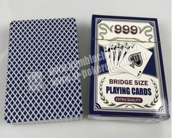 No.999 Bridge Size Playing Cards With Invisible Ink Bar-Codes Markings For Poker Cheat