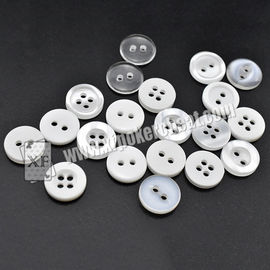 Removable Button Barcode Poker Scanner / Marked Poker Cards Shirt Button Camera