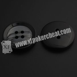 Circular Barcode Poker Scanner , Black Removable Shirt Button Camera