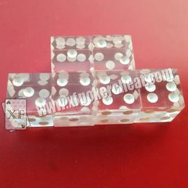 Transparent Plastic Casino Magic Dice with Reomote Control Regular Size