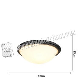 Glass Material Modern Ceiling Light Hidden Camera For Long Distance Infrared Playing Card Scanner