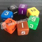 Customizable Gambling Accessories / Permanent Point Casino Game Dice
