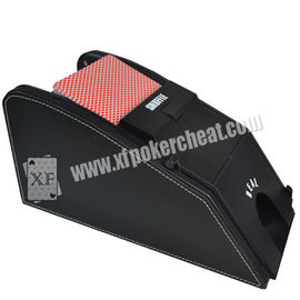 Customized Baccarat Poker Cheating Devices Black Color For Plastic Playing Cards