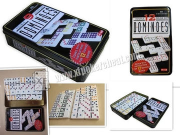 White Backside Invisible Ink Marked Dominoes For UV Contact Lenses