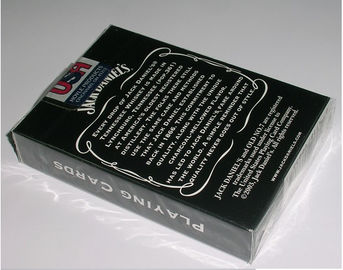 Paper Invisible Jack Daniel's Marked Barcode Playing Cards For Poker Reader and Scanners