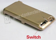 Iphone 6 Golden Plastic Charger Case Poker Scanner With Micro Camera