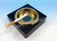 Colorful Poker Scanner Plastic Round Ashtray Hidden Cheating Camera