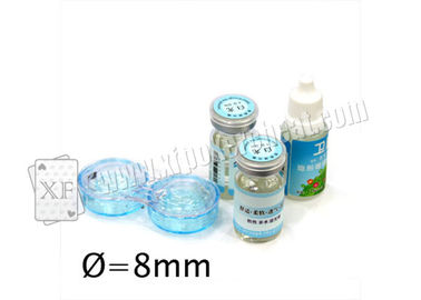 8mm UV Invisible Ink Contact Lenses , Marked Cards Contact Lenses