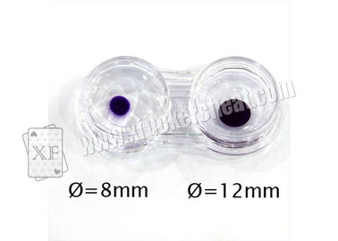 8mm UV Invisible Ink Contact Lenses , Marked Cards Contact Lenses