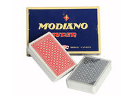 Poker Match Gambling Kits Red Modiano Ramino Plastic  Playing Cards