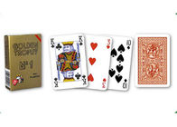 Plastic Gambling Props 4 Regular Index Modiano Golden Trophy Playing Cards
