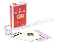 Waterproof Gambling Copag 139 Bridge Size Regular Index Paper Playing Cards