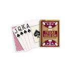 Copag Texas Hold'em Red / Black Gambling Props Cards With Poker Size Jumbo Index
