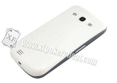 White Samsung S4 Mobile Phone Poker Cheat Device Marked Playing Cards Analyzer