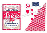 Eco - Friendly  Wide Size Marked Poker Cards / Jumbo Index Playing Cards